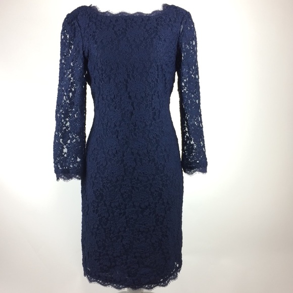 Adrianna Papell Dresses & Skirts - Adrianna Papell Navy Blue sheath dress size 6